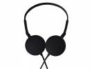 Maxell Super Slim Headphones MXH-HP200 with In-Line Microphone Black